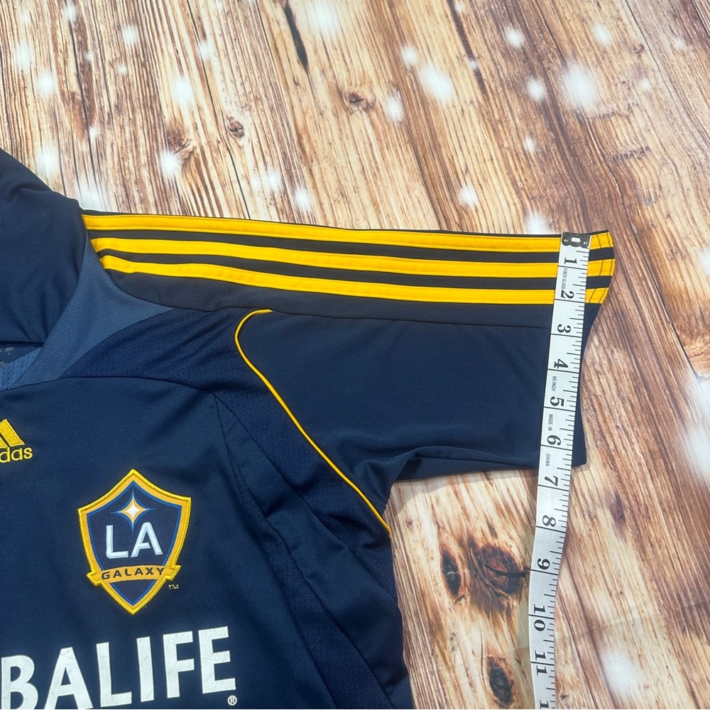 Adidas David Beckham LA Galaxy Soccer Men’s Jersey Size Large 2007 - Picture 12 of 16
